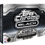 2025/26 Topps Chrome Black Basketball Hobby 8 Box Case
