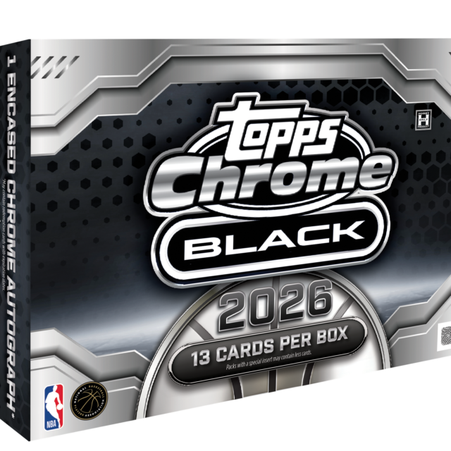 2025/26 Topps Chrome Black Basketball Hobby 8 Box Case