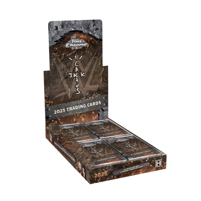 2025 Topps Chrome WWE x Cactus Jack 12 Box Case