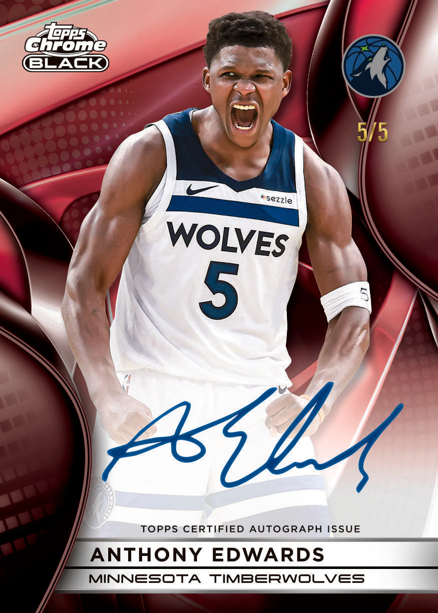 2025/26 Topps Chrome Black Basketball Hobby Box - Image 8