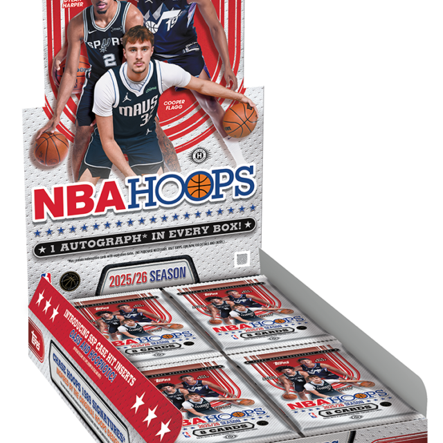 2025/26 Topps NBA Hoops Basketball Hobby 12 Box Case