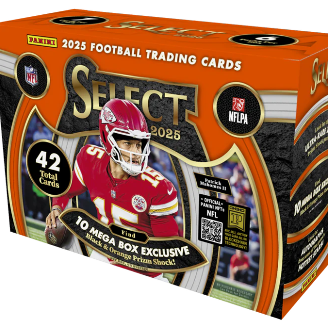 2025 Panini Select Football Hobby Mega 20 Box Case
