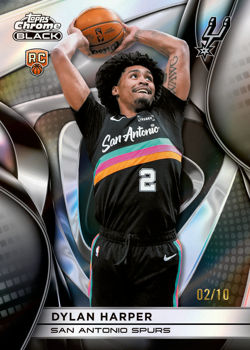 2025/26 Topps Chrome Black Basketball Hobby Box - Image 4