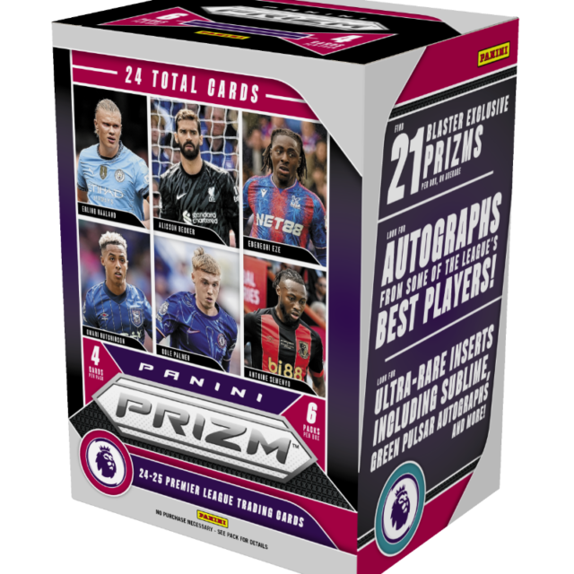 2024/25 Panini Prizm Premier League Soccer Hobby Blaster 20 Box Case
