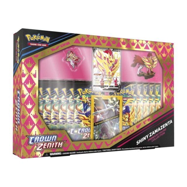 Pokemon: Sword & Shield Crown Zenith Shiny Zamazenta Premium Figure Collection